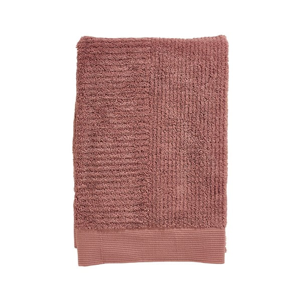 Punane puuvillane frotee ätik 70x140 cm Classic - Zone