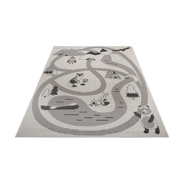 Kreemjas beebivaip Loomad, 160 x 230 cm - Ragami-image-2