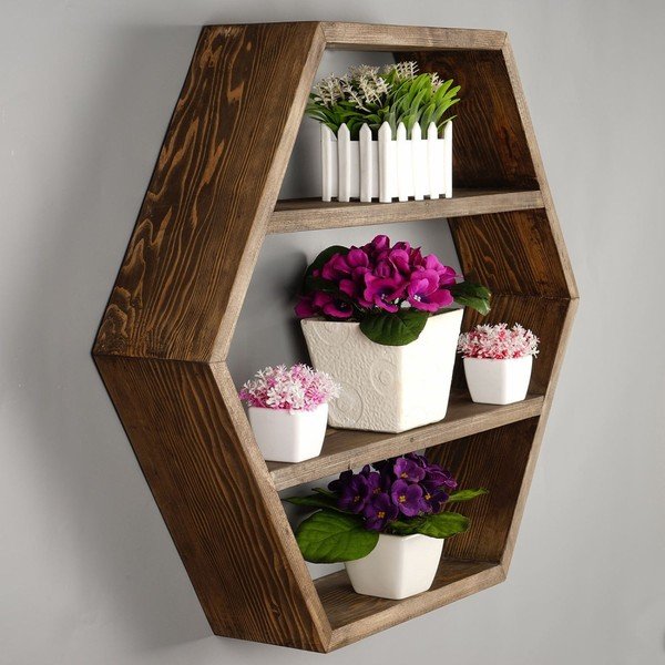 Puidust riiul Mesilane Raf - Evila Originals-image-3