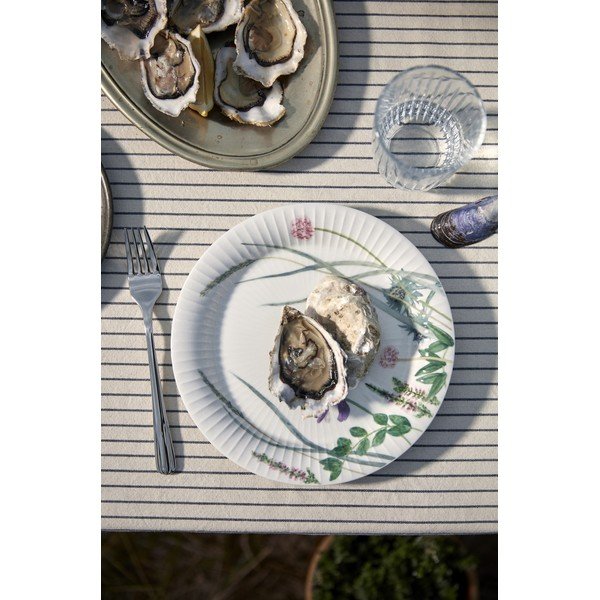 Valge portselanist magustoidutaldrik ø 22 cm Hammershøi Summer - Kähler Design-image-1