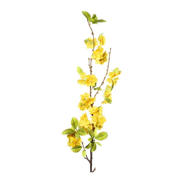 Umělá květina se žlutými květy Ixia Pear Tree, výška 114 cm