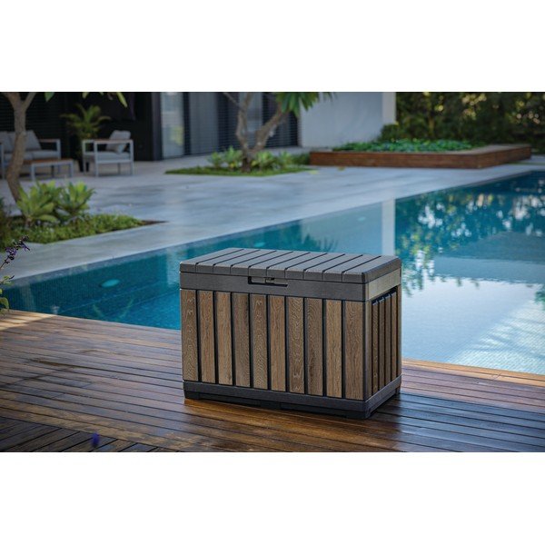 Tumepruun plastikust aia hoiukast Deco - Keter-image-1