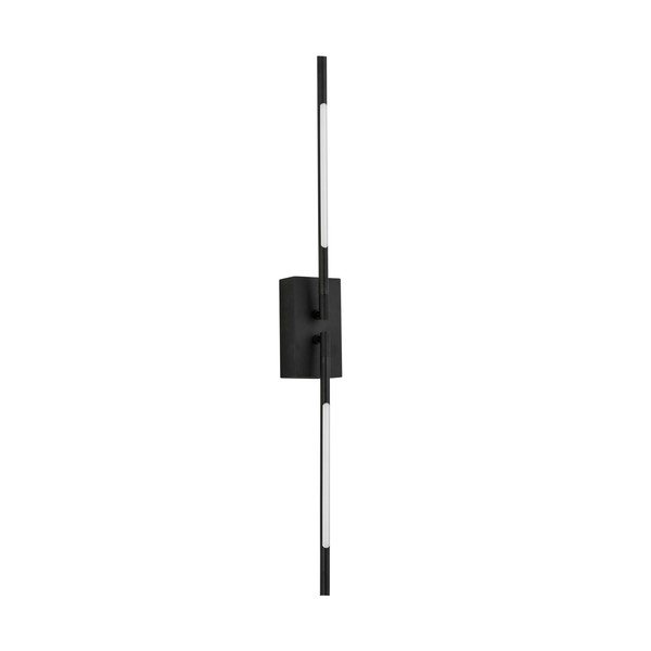 Must metallist LED-seinalamp painduva konstruktsiooniga Raccio - Nova Luce