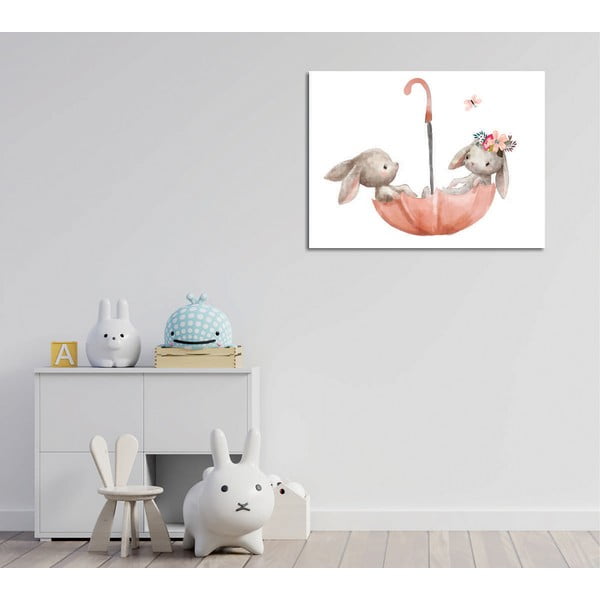 Laste pilt 40x30 cm Bunnies - Wallity-image-1