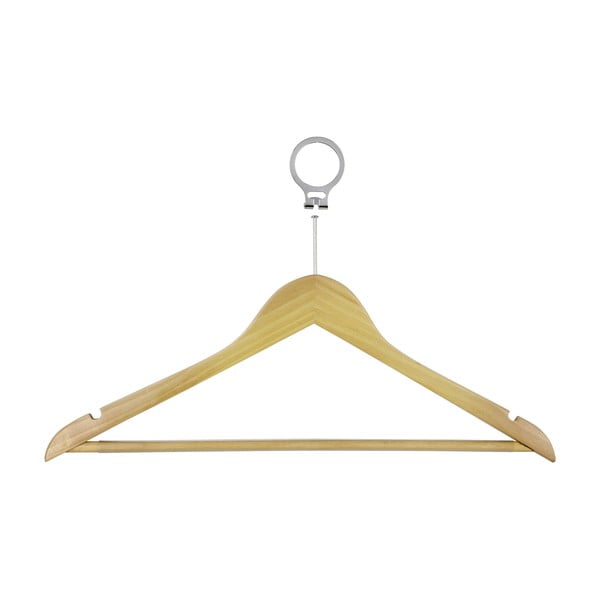 Puidust riputusklambrid 4 tk komplektis Hotel - Wenko-image-1