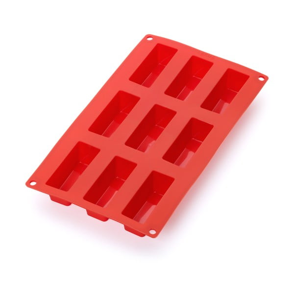 Punane silikoonvorm 9 minidesserdi jaoks Kook - Lékué