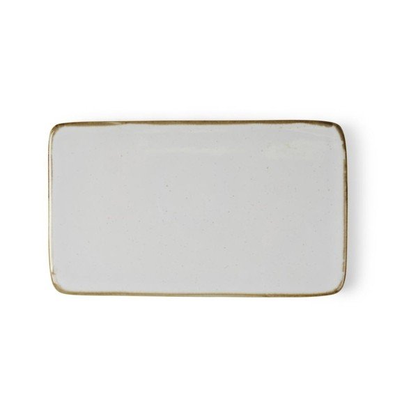 Krémově bílý kameninový servírovací tác Bitz Mensa, 22 x 12,8 cm-image-1