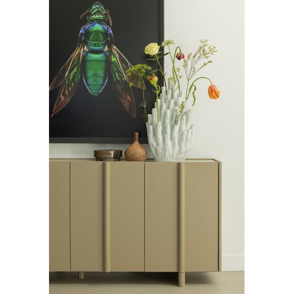 Beež madal kapp männipuidust 200x85 cm Basu - WOOOD-image-4