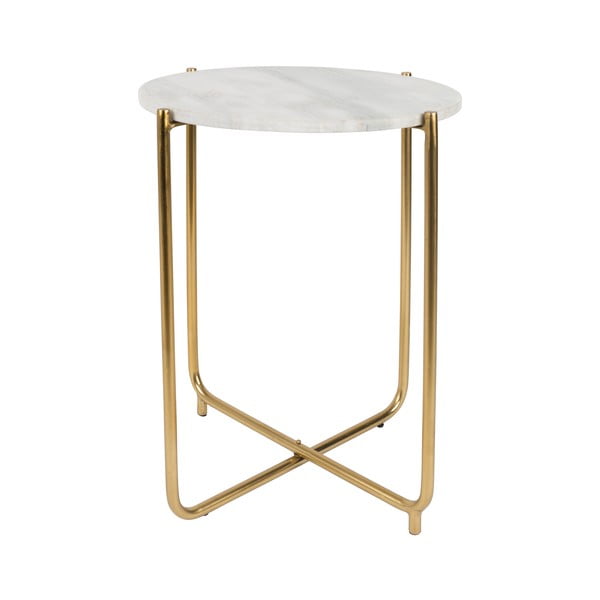 Valge marmorist kohvilaud Timpa - White Label