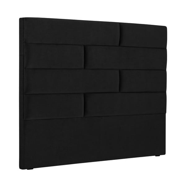 Černé čelo postele Cosmopolitan Design New York, šířka 160 cm