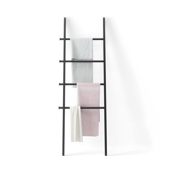 Must dekoratiivne redel, mis on valmistatud papplipuidust Leana - Umbra-image-4