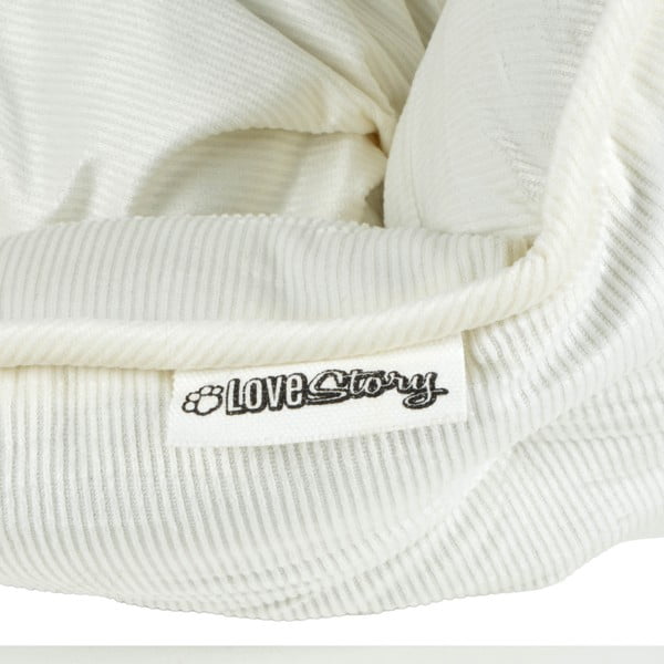 Kreem koeravoodi ø 40 cm - Love Story-image-1