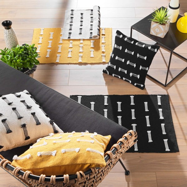 Kreem pestav vaip 50x80 cm Juline - douceur d'intérieur-image-3