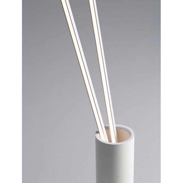 Mattvalge metallist LED-põrandalamp painutatava konstruktsiooniga (kõrgus 181 cm) Kimolia - Nova Luce-image-1