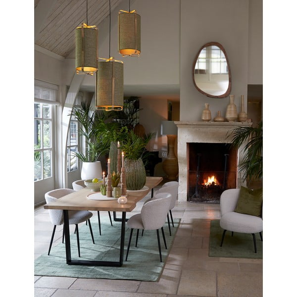 Puidust raamiga seinapeegel 120x80 cm Sonora - Light & Living-image-2