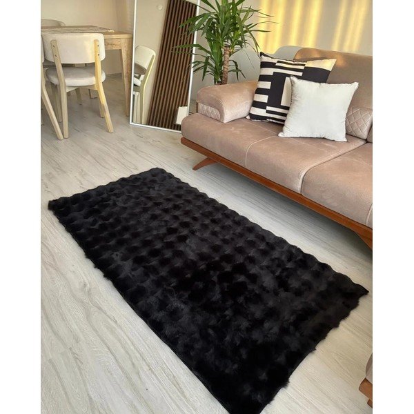 Must pestav vaip 160x230 cm Bubble Black - Mila Home-image-1
