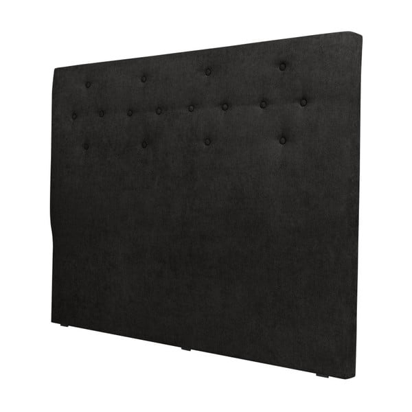 Černé čelo postele Cosmopolitan design Barcelona, šířka 202 cm