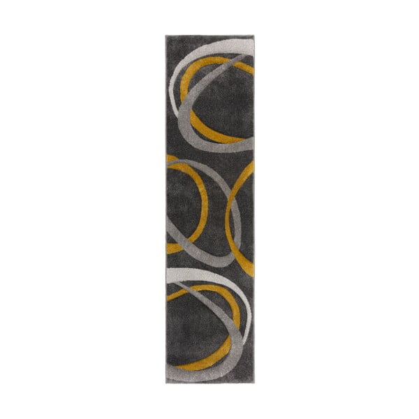 Kollane-hall vaip 60x230 cm Elude Orb - Flair Rugs