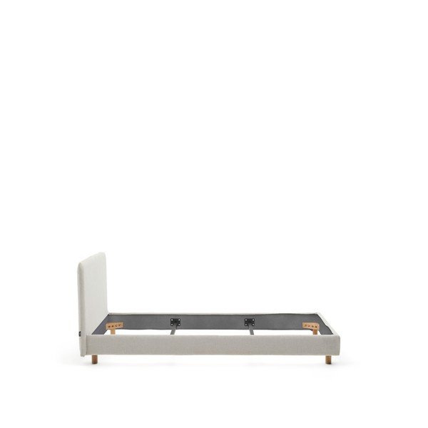 Hall polsterdatud üheinimesevoodi ilma voodipõhjata 90x200 cm Valma - Kave Home-image-3