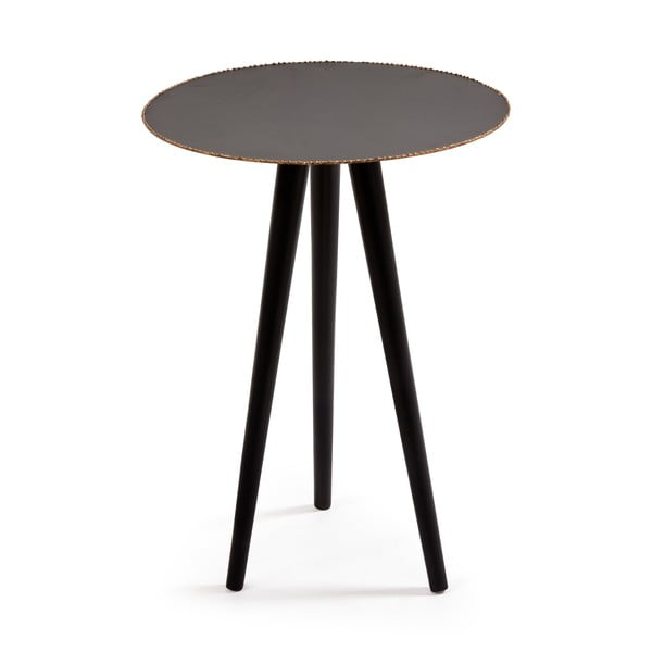 Černý konferenční stolek La Forma Pearson, výška 35,5 cm