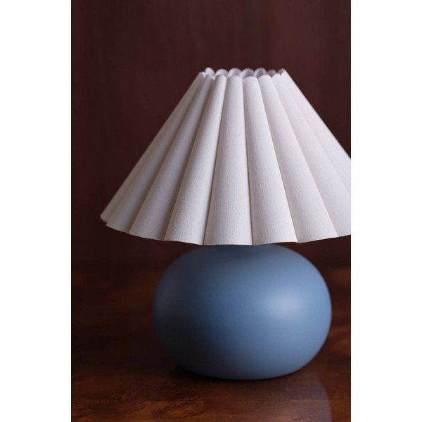 Valge/sinine keraamiline laualamp (kõrgus 34 cm) Crasso - Jotex-image-2