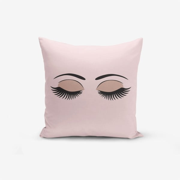 Eye & Lash puuvillasest segust padjapüür, 45 x 45 cm - Minimalist Cushion Covers