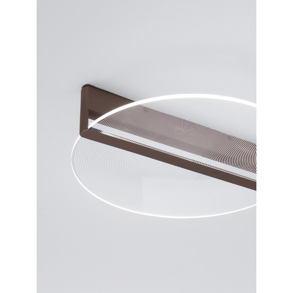 Pruun alumiiniumist hämardatav LED-laevalgusti akrüülklaasist varjuga Noah - Nova Luce-image-4