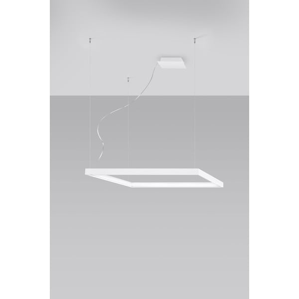 Valge LED rippvalgusti 80x80 cm Aura - Nice Lamps