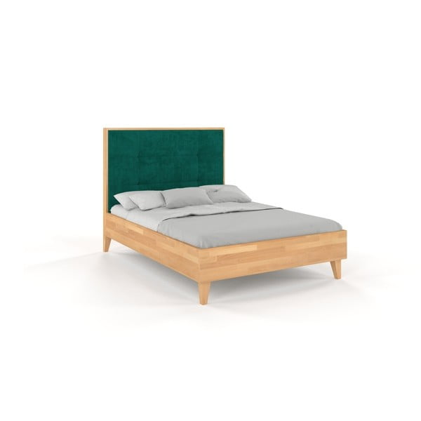 Dvoulůžková postel z masivního bukového dřeva SKANDICA Frida, 200 x 200 cm