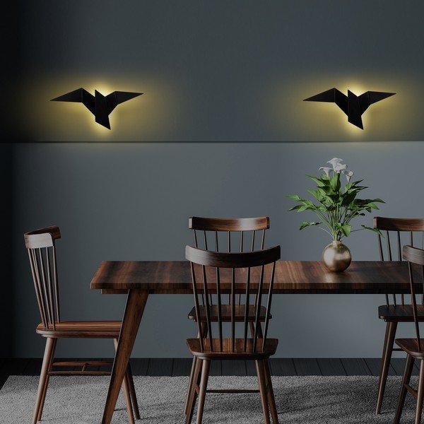 Must LED seinavalgusti Pacali - Opviq lights-image-1