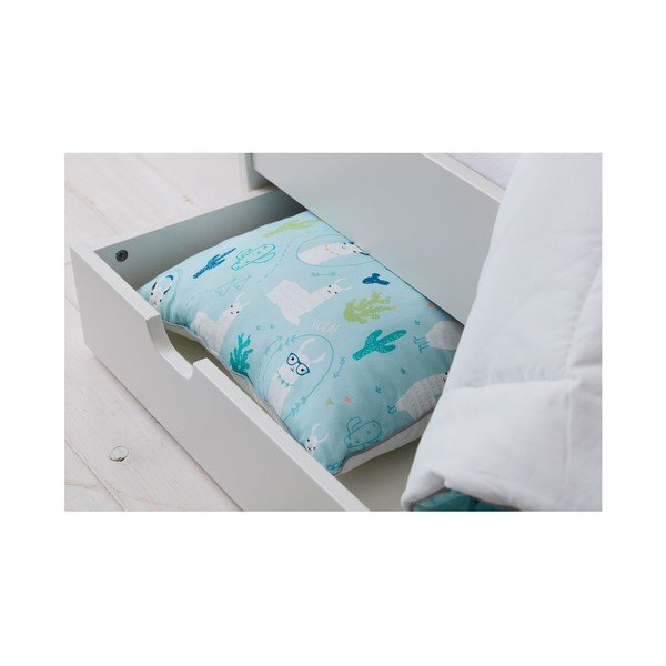 Sinine laste dekoratiivpadi , 40 x 55 cm Llamas - Pinio-image-1