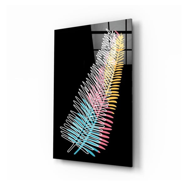 Klaasimaal, 46 x 72 cm Colored Fern - Insigne