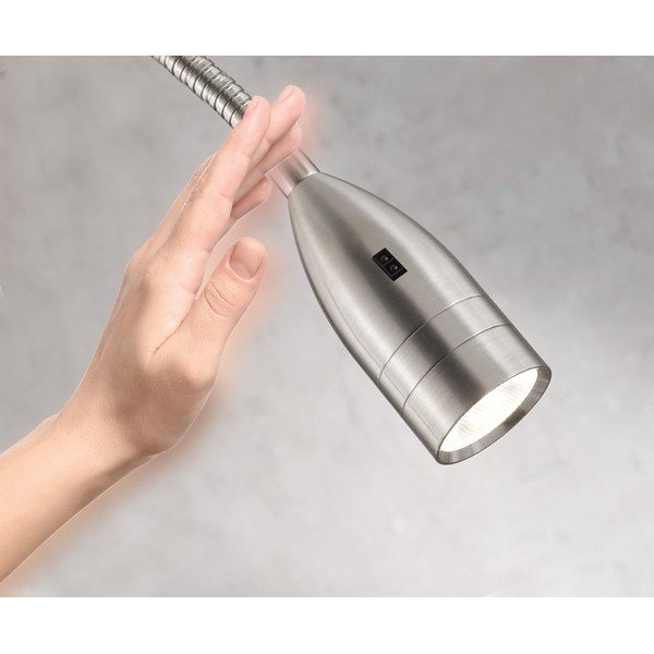 Hõbedane metallist dimmerdatav LED kohtvalgusti Sten - Fischer & Honsel-image-3