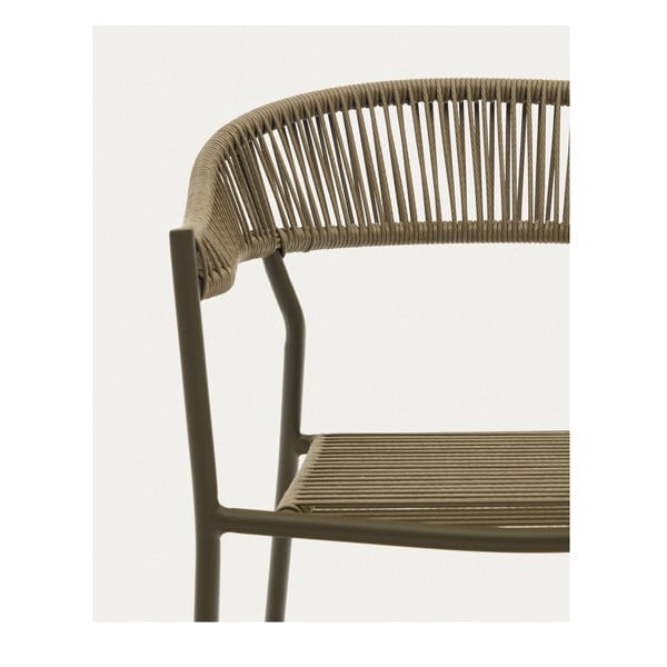 Khakivärvi rotangist söögitoolid 4tk Futadera - Kave Home-image-3