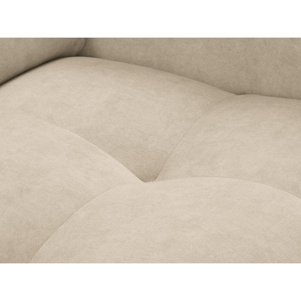 Sametpinnaga beež lamamisnurga diivan , vasakpoolne nurgas Nico - Milo Casa-image-1