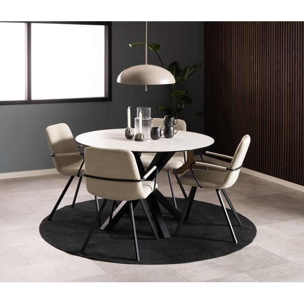 Kreem söögitoolid 2tk komplektis Selina - Actona-image-2