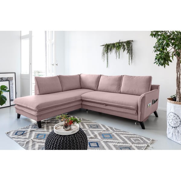 Puuderroosa nurgadiivan L, vasakpoolne nurk Charming Charlie - Miuform-image-4