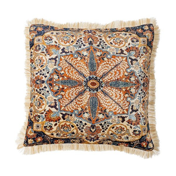 Puuvillaseguga dekoratiivpadi 50x50 cm Asu - Bloomingville