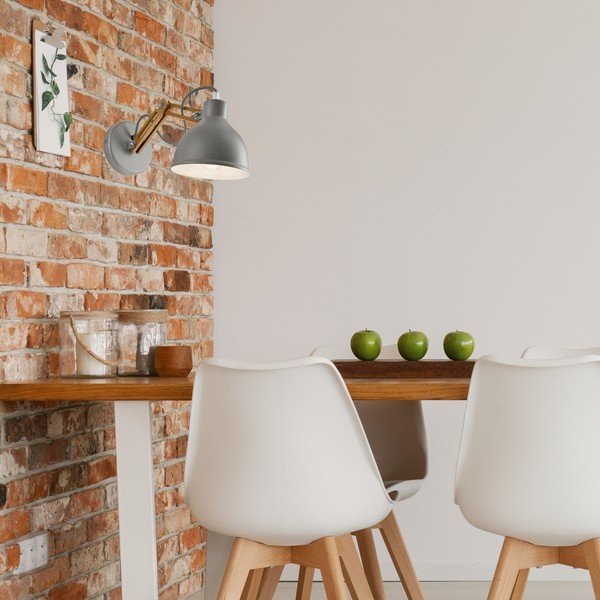 Hallikaspruun seinavalgusti ø 15 cm Marcello - LAMKUR-image-2