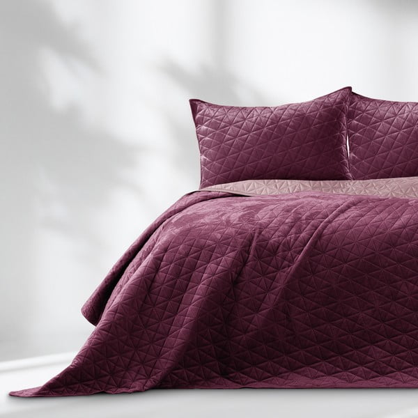 Lilla-roosa voodikate 220x240 cm Laila – AmeliaHome