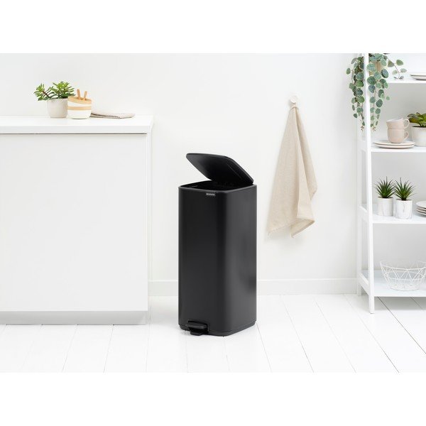Matt must terasest prügikast 30 l Bo - Brabantia-image-2