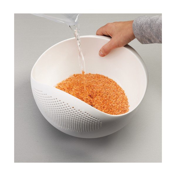 Bílá mísa s cedníkem Joseph Joseph Prep&Serve, délka 29 cm-image-1