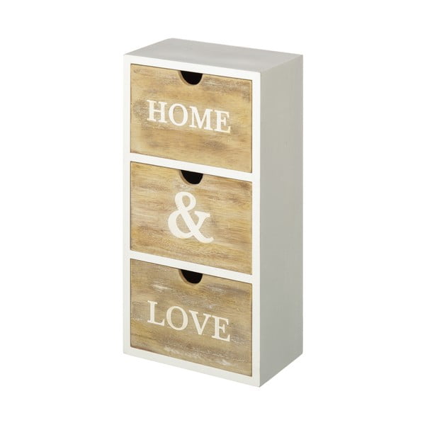 Šuplíčky Home&Love, výška 34 cm