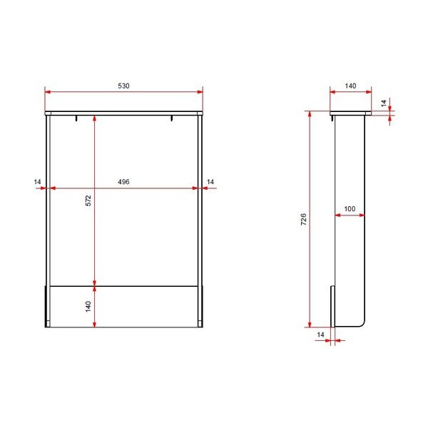 Valge mähkimislaud Eva - Vipack-image-2
