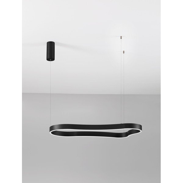 Matt must alumiiniumist LED-rippvalgusti, hämardatav Dussa - Nova Luce-image-3