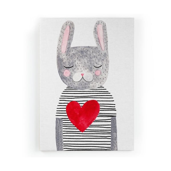 Obraz na plátně Little Nice Things Rabbit, 60 x 40 cm