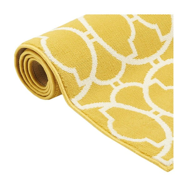 Kollane õuevaip , 160 x 230 cm Interlaced - Floorita-image-2
