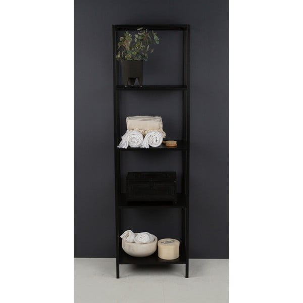 Must metallist riiul, kõrgus 175 cm Lite - Canett-image-1