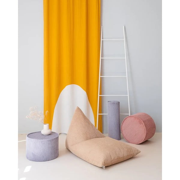 Sinine velvetist laste diivanipadi Roll - Wigiwama-image-1