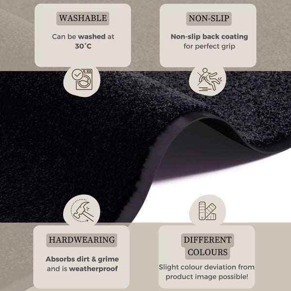 Matt 90x60 cm Wash and Clean - Hanse Home-image-4